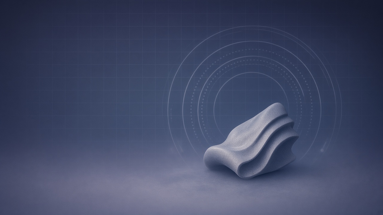 SafetyTat — abstract protective pulse motif in quiet lab tones